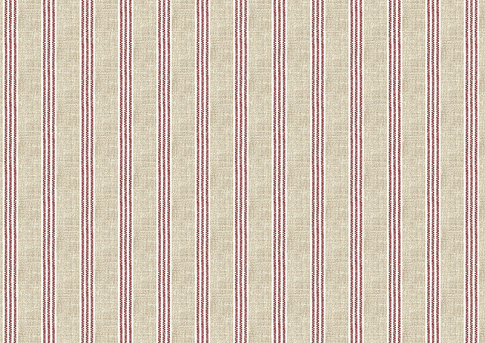 Emily Bond George Stripe Print, Red - Roman Blind - Image 7